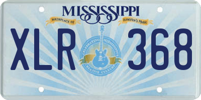 MS license plate XLR368