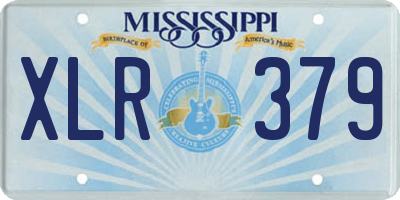 MS license plate XLR379