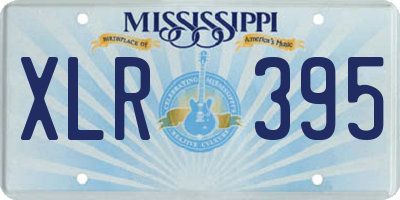 MS license plate XLR395