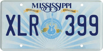 MS license plate XLR399