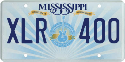 MS license plate XLR400
