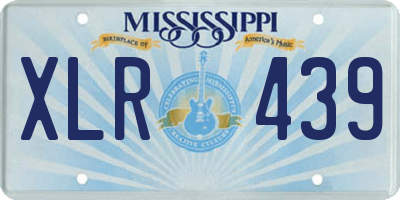 MS license plate XLR439