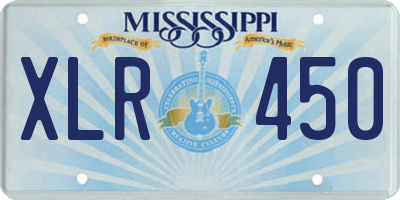 MS license plate XLR450