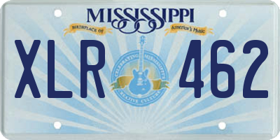 MS license plate XLR462