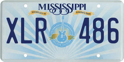 MS license plate XLR486