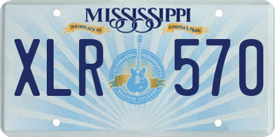 MS license plate XLR570