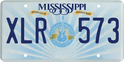 MS license plate XLR573
