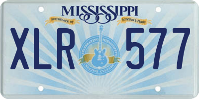 MS license plate XLR577