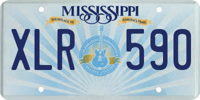 MS license plate XLR590