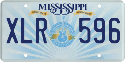 MS license plate XLR596