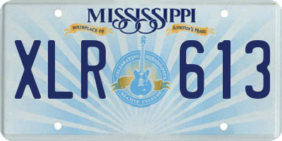 MS license plate XLR613