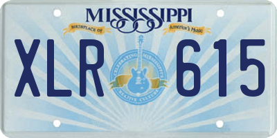 MS license plate XLR615
