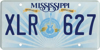 MS license plate XLR627