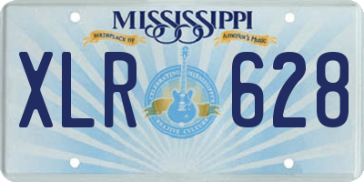 MS license plate XLR628