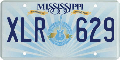 MS license plate XLR629
