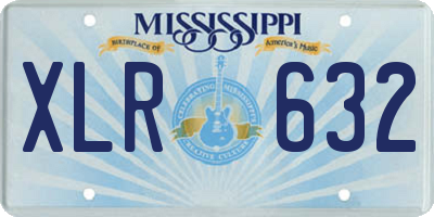 MS license plate XLR632
