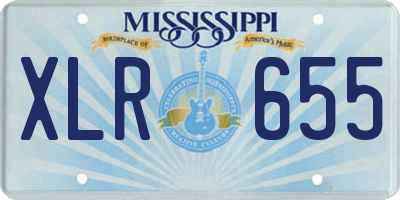 MS license plate XLR655