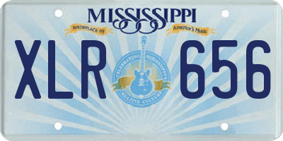 MS license plate XLR656