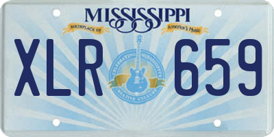 MS license plate XLR659