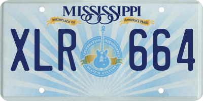 MS license plate XLR664