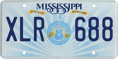 MS license plate XLR688