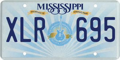 MS license plate XLR695