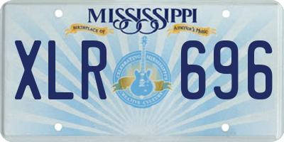 MS license plate XLR696