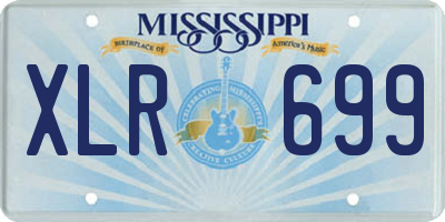 MS license plate XLR699