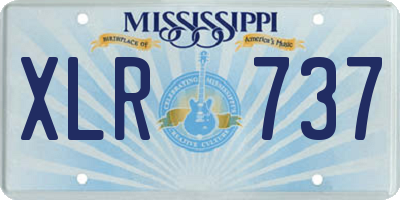 MS license plate XLR737
