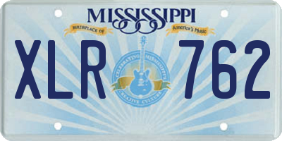 MS license plate XLR762