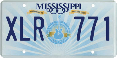 MS license plate XLR771