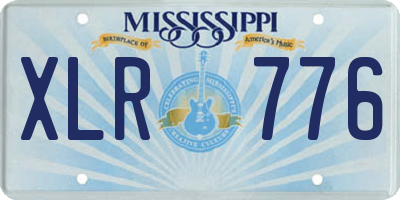 MS license plate XLR776