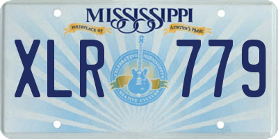 MS license plate XLR779