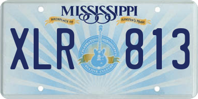 MS license plate XLR813