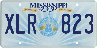 MS license plate XLR823