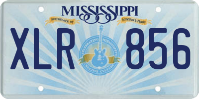 MS license plate XLR856