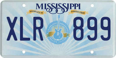 MS license plate XLR899