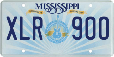 MS license plate XLR900