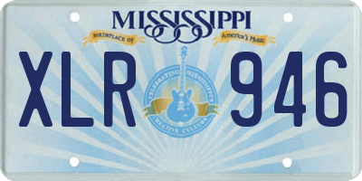 MS license plate XLR946