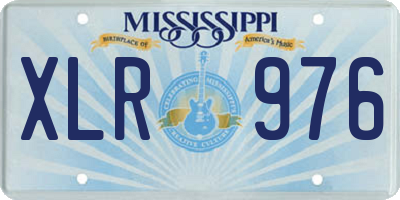 MS license plate XLR976