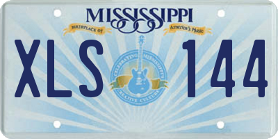 MS license plate XLS144