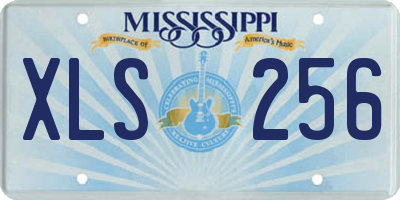MS license plate XLS256