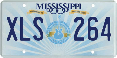 MS license plate XLS264