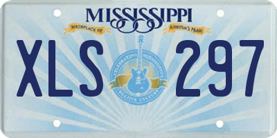 MS license plate XLS297