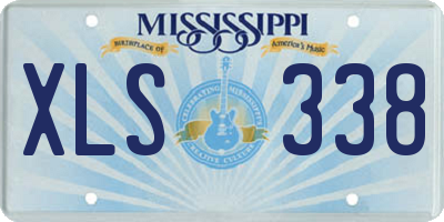 MS license plate XLS338