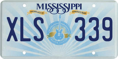 MS license plate XLS339