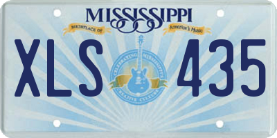 MS license plate XLS435