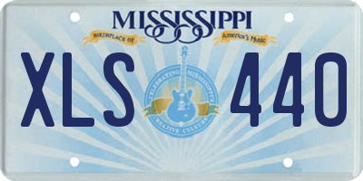MS license plate XLS440