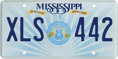 MS license plate XLS442