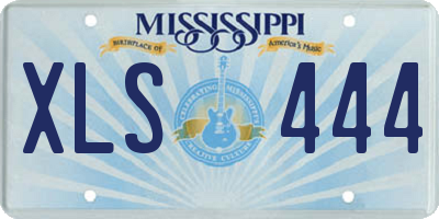 MS license plate XLS444